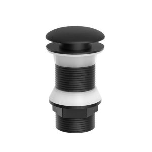 DESAGUE SOPAPA 1 1/4" ACERO INOXIDABLE NEGRO MATE SISTEMA CLICK