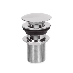 DESAGUE SOPAPA 1 1/4" CROMADA ACERO INOXIDABLE SISTEMA CLICK
